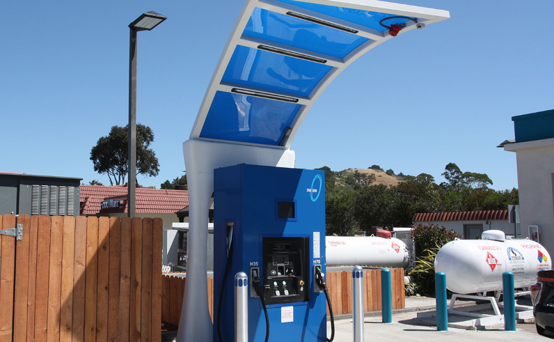 This is an image of a hydrogen station